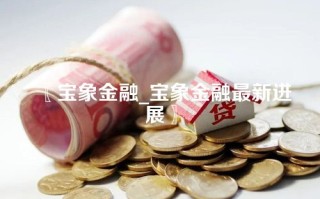 宝象金融_宝象金融最新进展