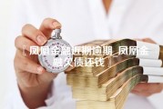 凤凰金融近期逾期_凤凰金融欠债还钱