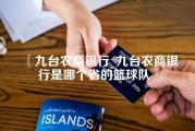 九台农商银行_九台农商银行是哪个省的篮球队