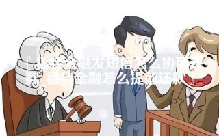 福特金融发短信怎么协商还款_福特金融怎么提前还款