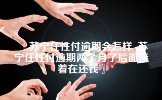 〖苏宁任性付逾期会怎样_苏宁任性付逾期两个月了后面接着在还钱〗