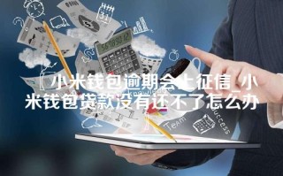 小米钱包逾期会上征信_小米钱包贷款没有还不了怎么办