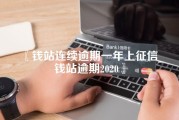 钱站连续逾期一年上征信_钱站逾期2020