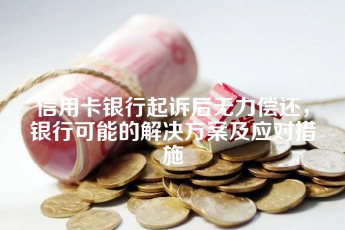 信用卡银行起诉后无力偿还，银行可能的解决方案及应对措施