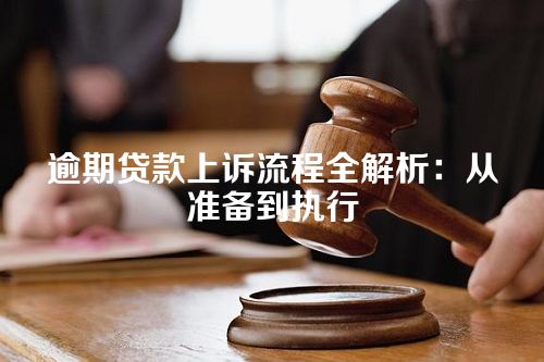 逾期贷款上诉流程全解析：从准备到执行