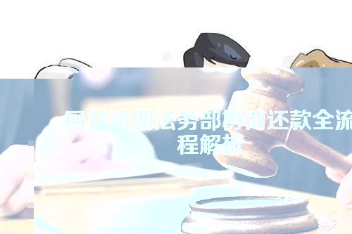 网贷逾期法务部协商还款全流程解析