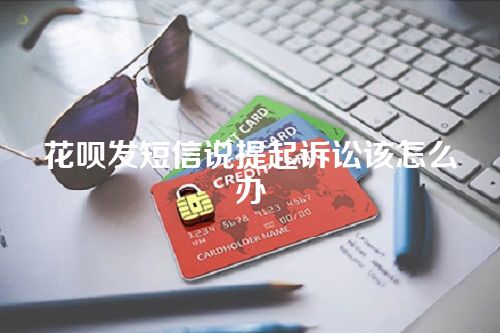 花呗发短信说提起诉讼该怎么办